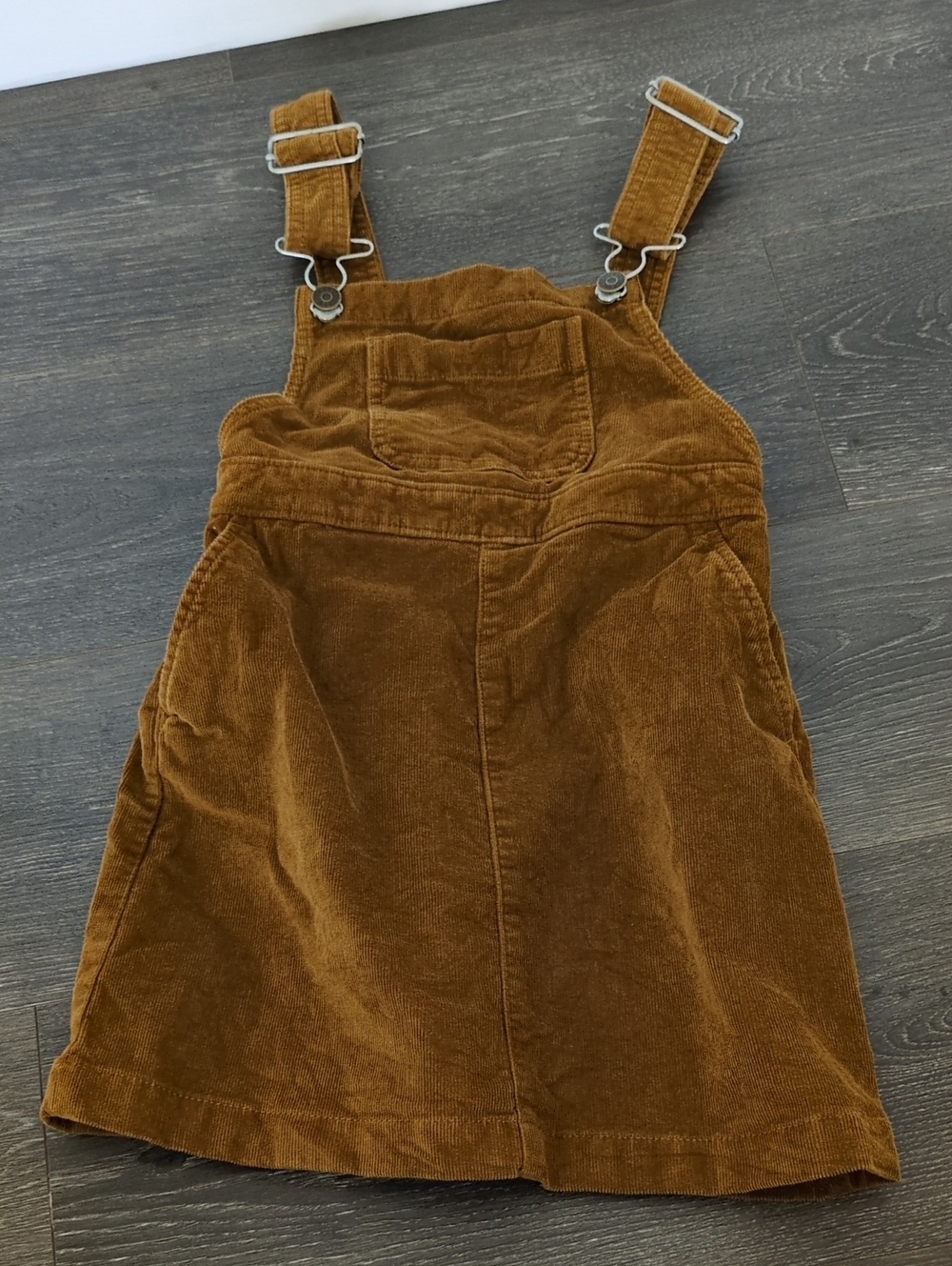 Crewcuts Corduroy Pinafore in Chestnut Brown